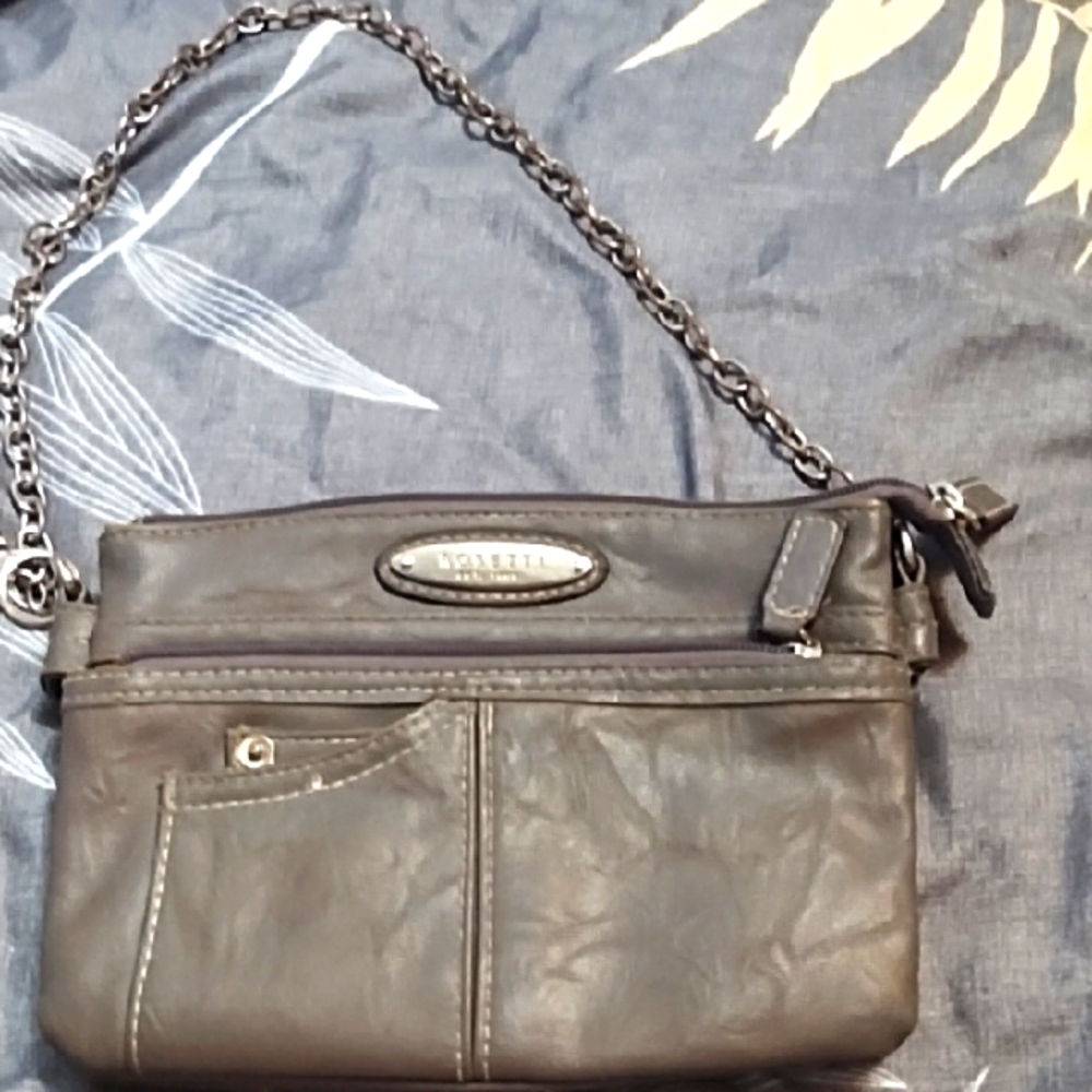 "Rosetti "Gray Chain Strap Roomy Bag